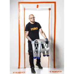 Blixtlåsdörr