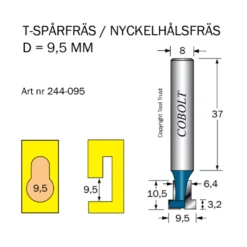 T-spårsfräs